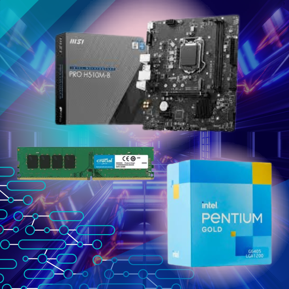 COMBO 3 - INTEL PENTIUM GOLD G6400